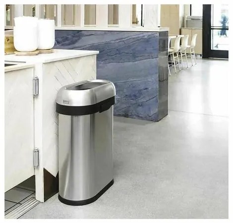 Simplehuman Hulladékgyűjtő kereskedelmihelyiségekbe 50 l, rozsdamentes acélból