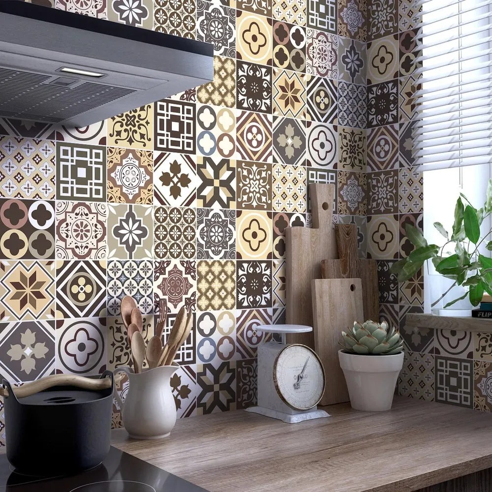 Kenjito 24 db-os falmatrica szett, 15 x 15 cm - Ambiance