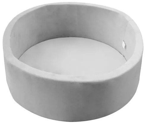 2Kids Toys - Gyerek száraz labdamedence labdákkal, 90 cm átmérő, szürke