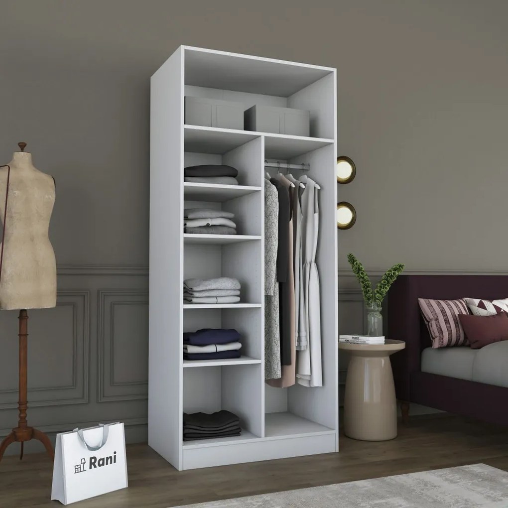 Gardróbszekrény, 90 cm – BA225