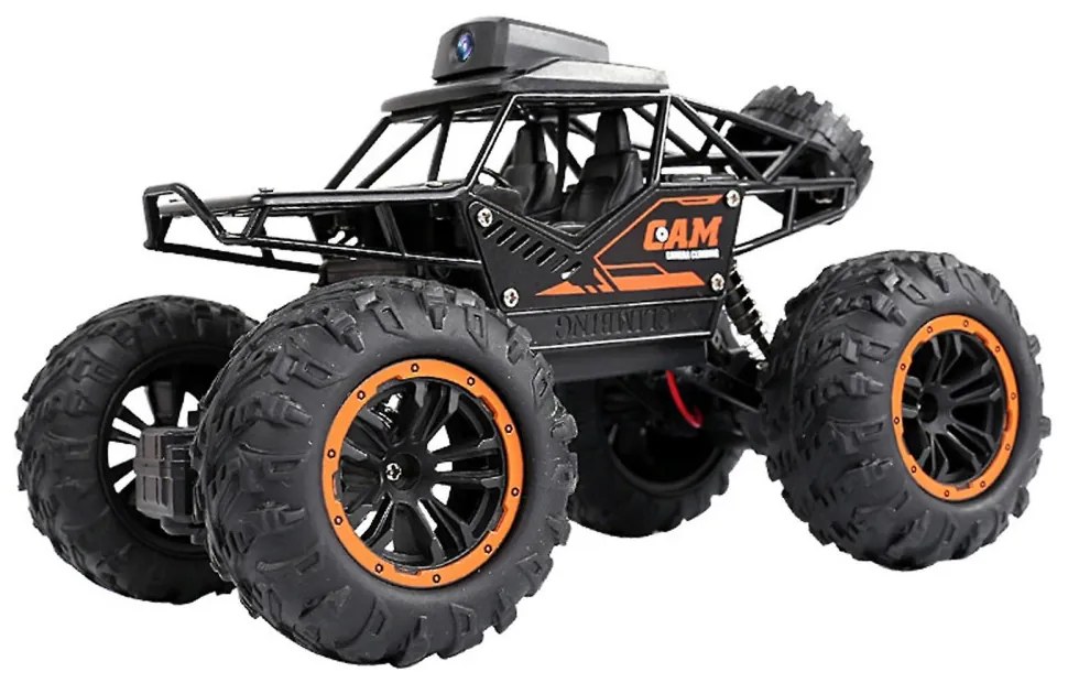 1:18 Távirányítós Sziklamászó Terepjáró HD Wifi Kamerával 4 WD hajtás 3.7V Akku Kamerás Autó
