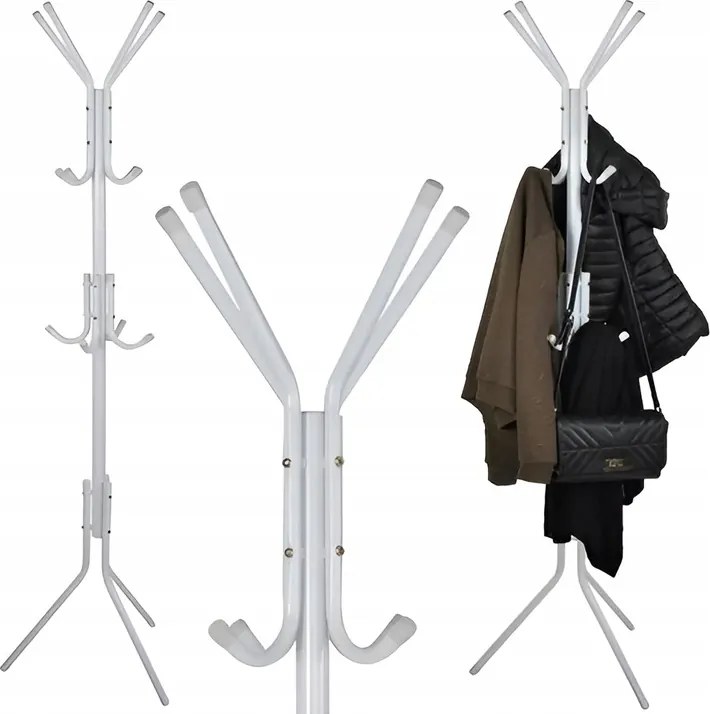 Akasztós Padlóállvány Álló Loft Stabil Fehér