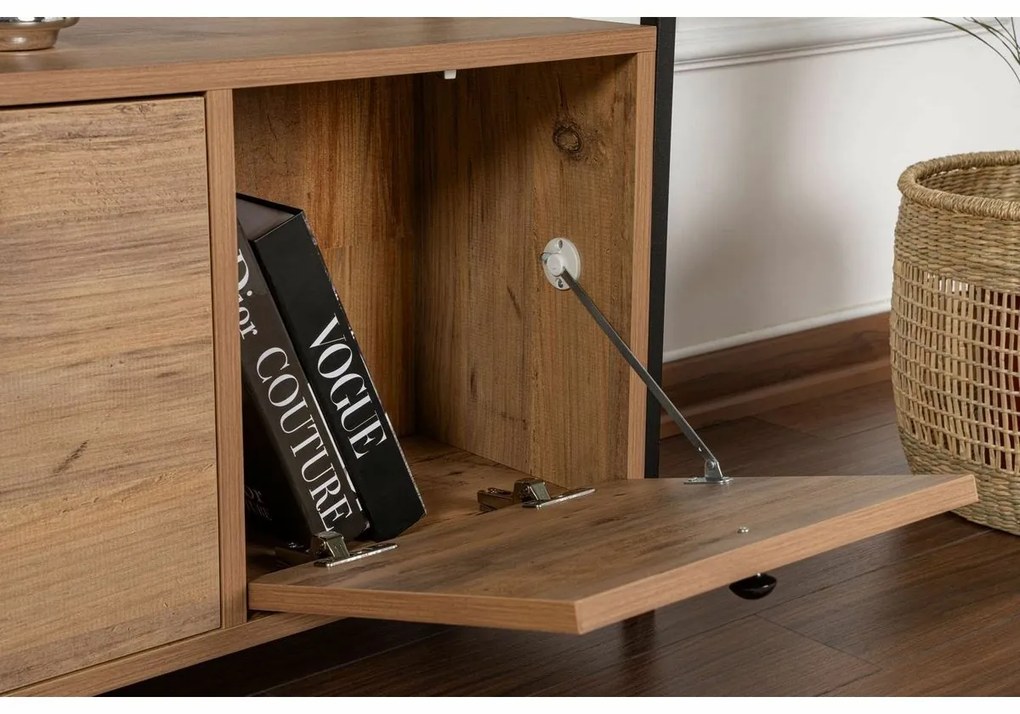 Solace Atlantic Pine and Black szekrény