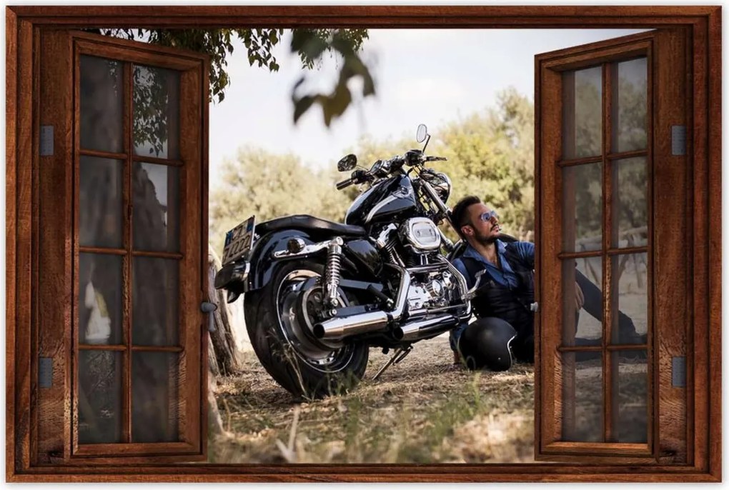 Poszterek 60x40 Motorkerékpár Klasszikus Motor