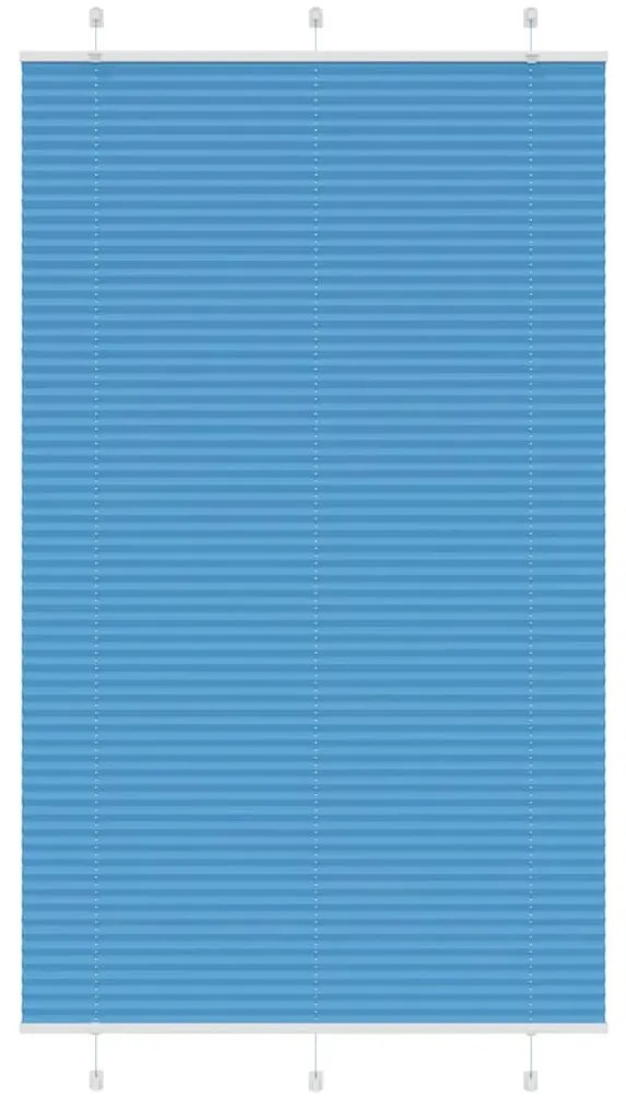 pliszírozott redőny kék 120x200 cm szövetszélesség 119,4 cm