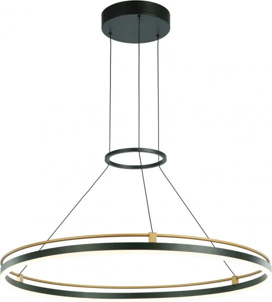 ITALUX PND-54638R-28W-3K-BK-GD MERLOT Modern Led Függesztett Lámpa IP20