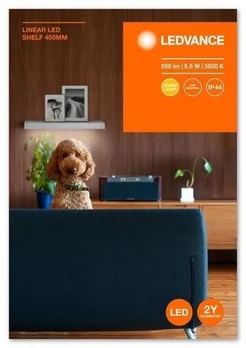 Ledvance - LINEAR LED polc világítással 6,5W 230V 40 cm IP44