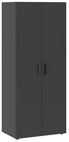 BASIC Ruhásszekrény Fekete Színben 74 cm 2D