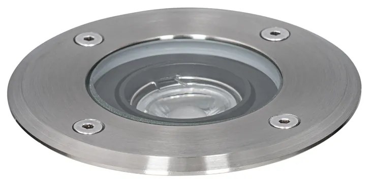 Modern kültéri talajszpot lámpa acélból, 35 mm állítható IP65 - Delux