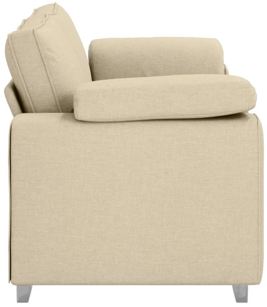 Kanapé párnával Krém 180 x 77 x 82 cm szövet