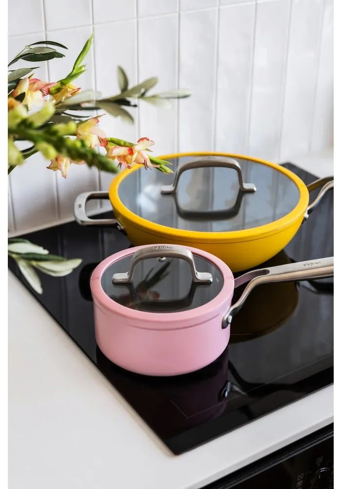 Wok serpenyő fedővel-kerámia felülettel ø 28 cm Meda 3.0 – FABINI