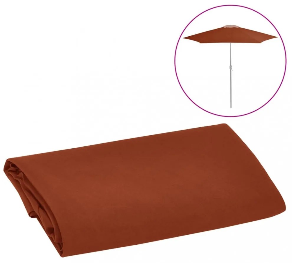 terrakotta kültéri napernyőponyva 300 cm
