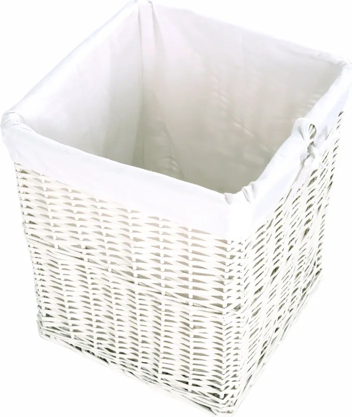 Szennyestartó kosár, fehér, RAFAELLO