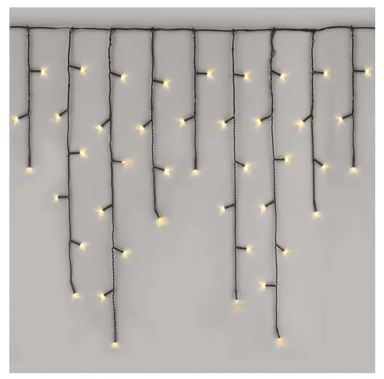 LED Karácsonyi kültéri lánc 200xLED/8 mód 8,6m IP44 meleg fehér