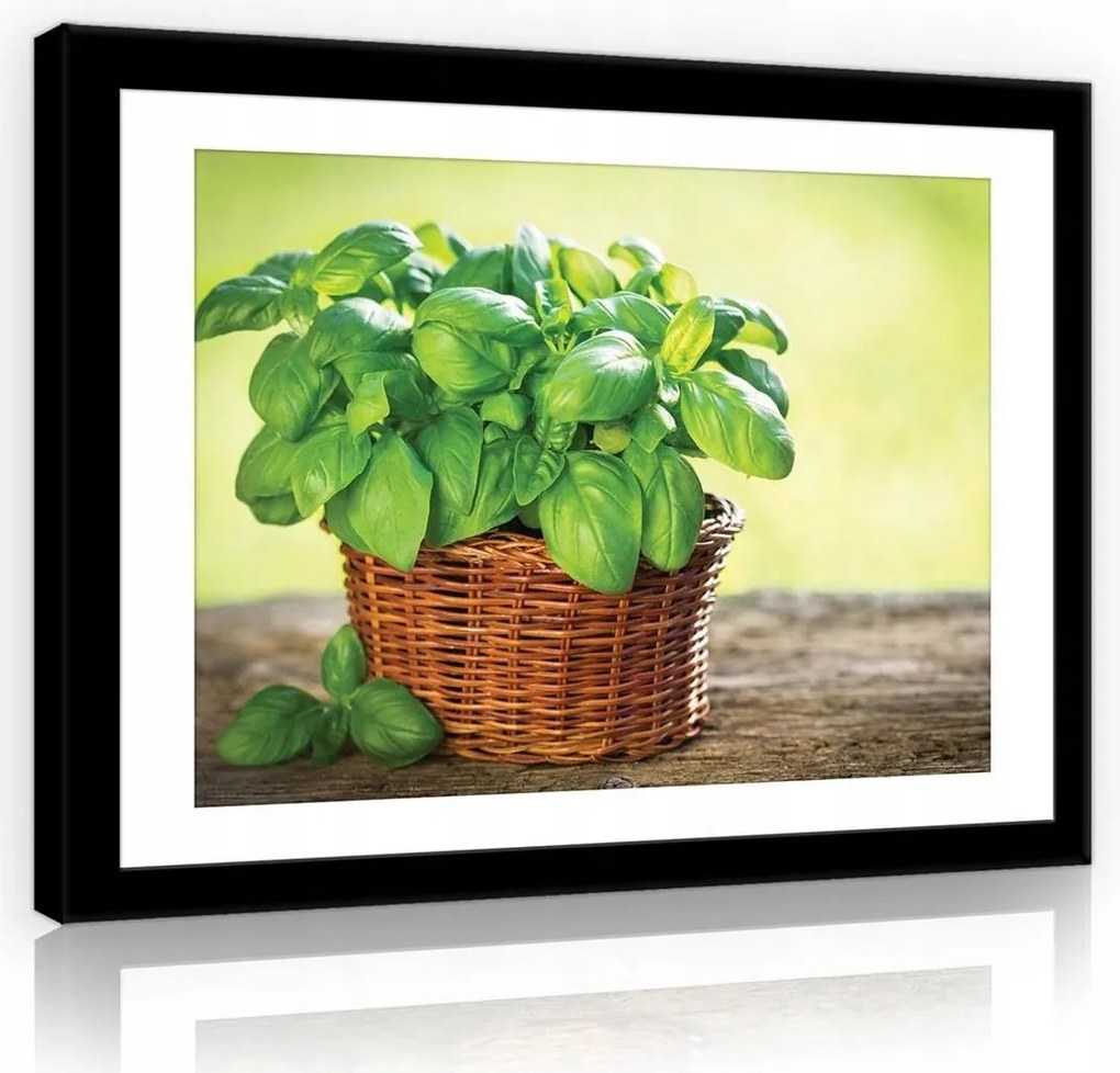 Vászonkép virágok levelek 100x75