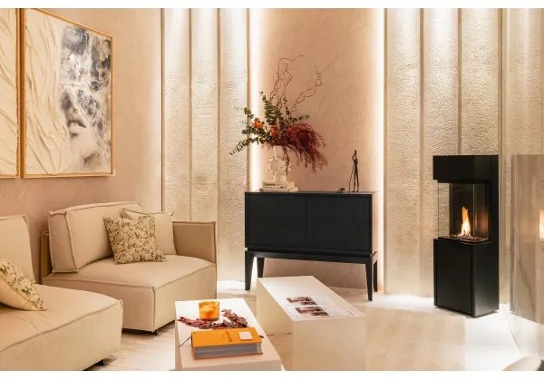 Planika Arcticon BEV - BIO kandalló távirányítással 126,2x40 cm 3,5kW