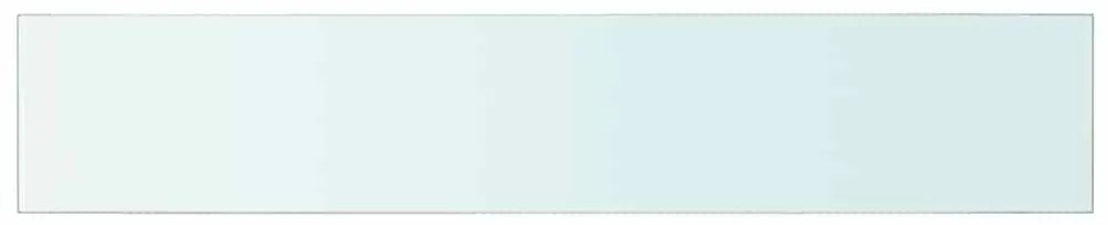 vidaXL 70x12 cm átlátszó panel üvegpolc