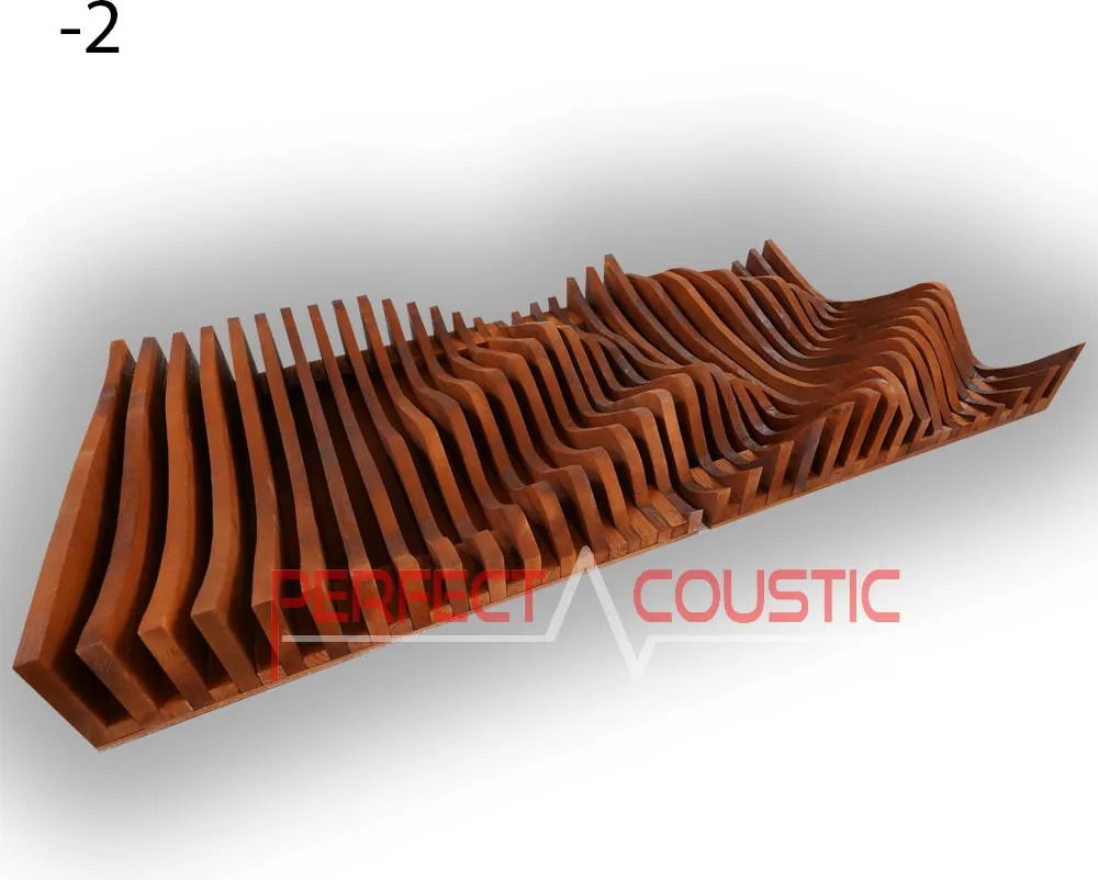 Parametrikus diffúzor 120x60x14cm- 1 minta - 120x60x13cm Csomagolva, szállítással.