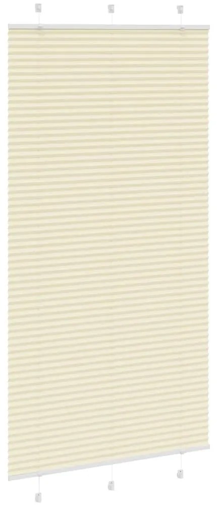 pliszírozott redőny krém 105x200 cm Szövetszélesség 104,4 cm