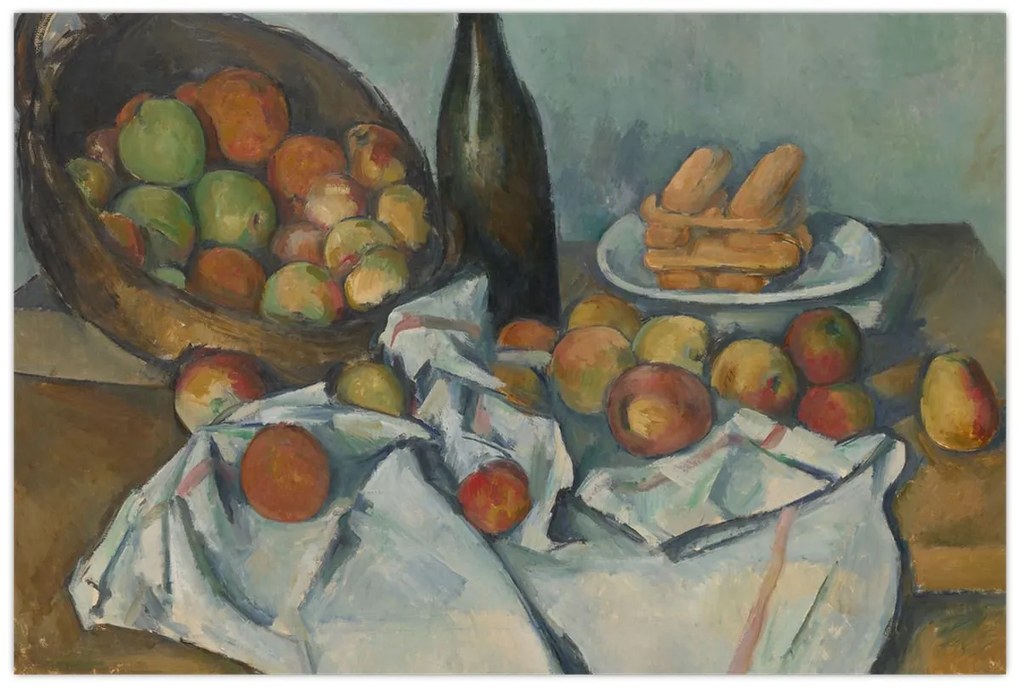 Kép - Paul Cezanne, The Basket of Apples, reprodukciók (90x60 cm)