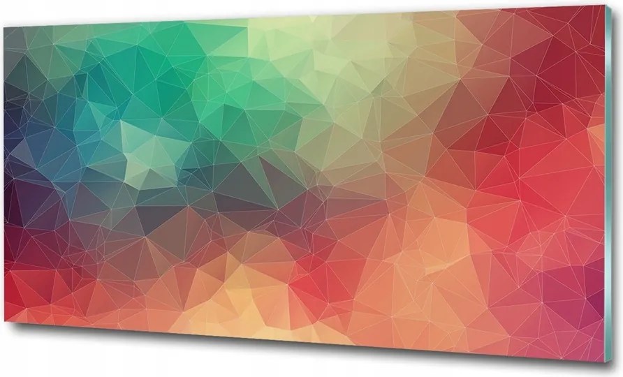 Fotó-üvegkép Geometrikus háttér 125x50