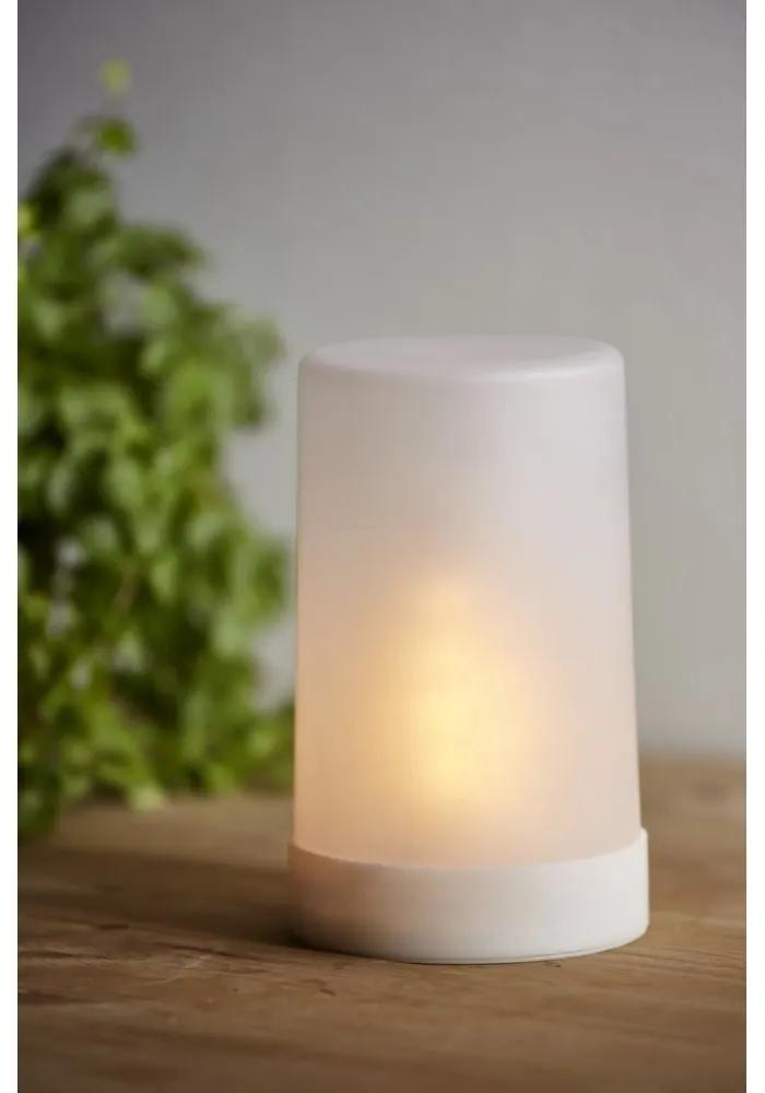 Candle Flame fehér LED kültéri fénydekoráció, magasság 14,5 cm - Star Trading