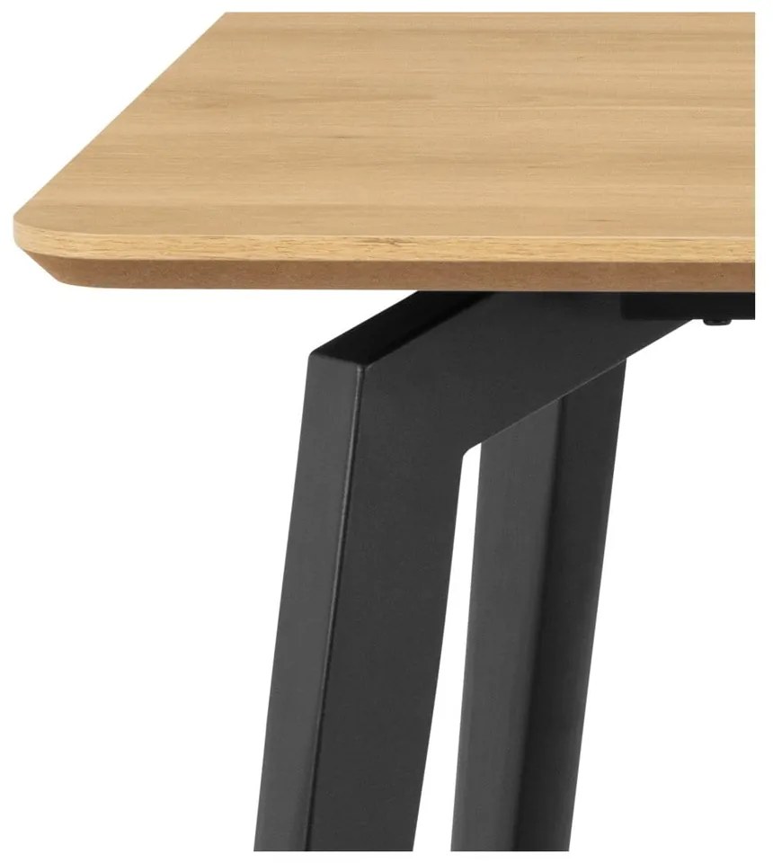 Étkezőasztal tölgyfa dekoros asztallappal 90x160 cm Cadiz – Actona