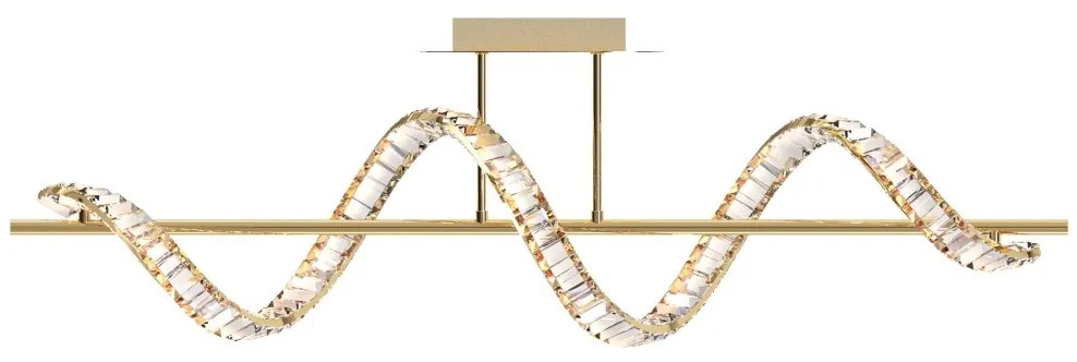 Zuma Line MX3170-1-3GT - ATHESA LED csillár rúdon, 24,5W, 2700-6000K, DO