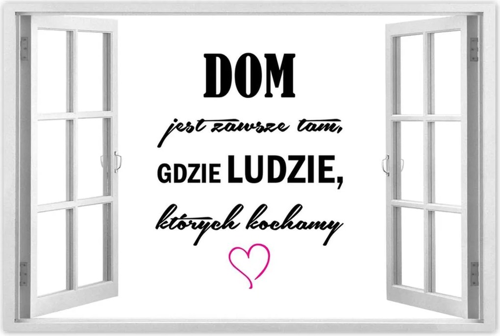 Poszterek 120x80 A ház ott van, ahol az emberek