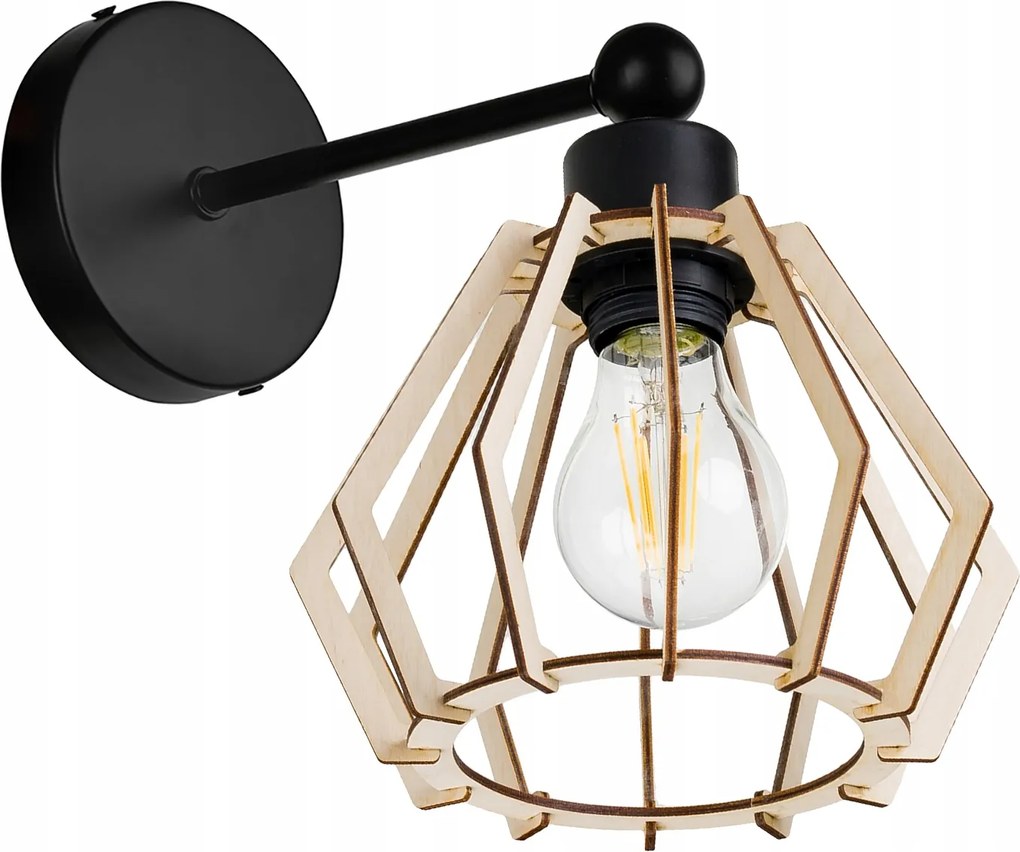 Lámpa Fali Lámpa fix loft Gyémánt Fa