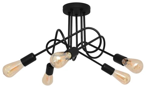 Gyermek felületre szerelhető csillár OXFORD 5xE27/15W/230V