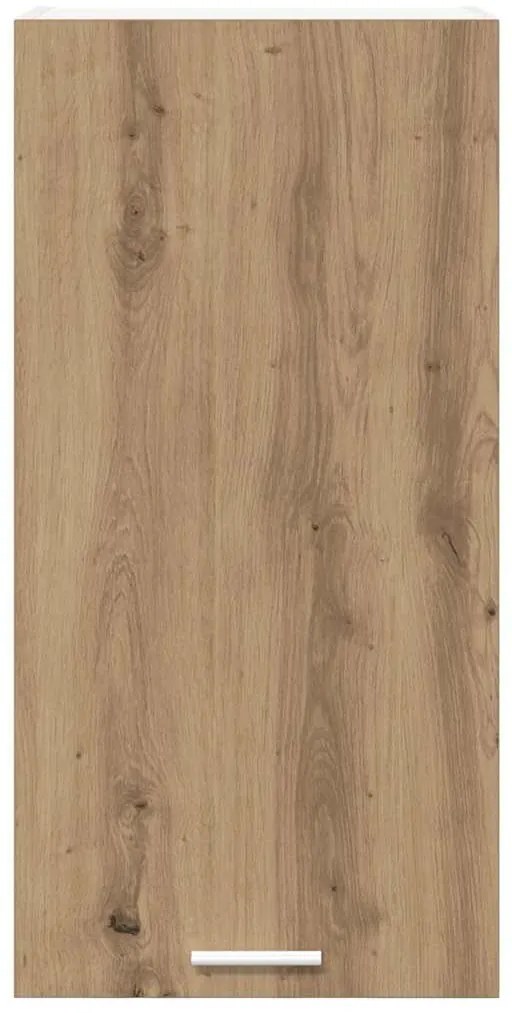 Függő szekrény Riga Artisan tölgy és fehér 40 x 31 x 80 cm