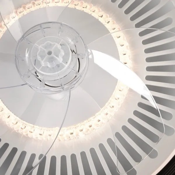 LED Mennyezeti lámpa ventilátorral GEMMA LED/37W/230V fehér + távirányító