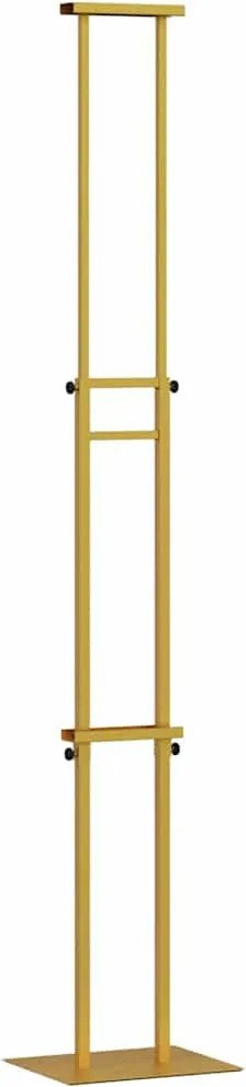 vidaXL Kiállító Állvány Arany 30 x 23,5 x 210 cm Acél