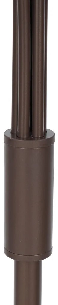 Design állólámpa bronz színű bronz üveggel, 5 égős - Athén