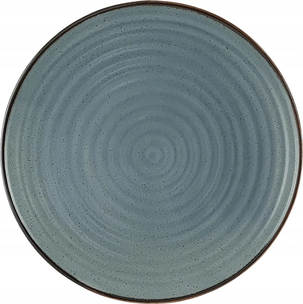 Circus Blue Porcelán Csempe Tányér 27,5 cm Alumínium|Kék