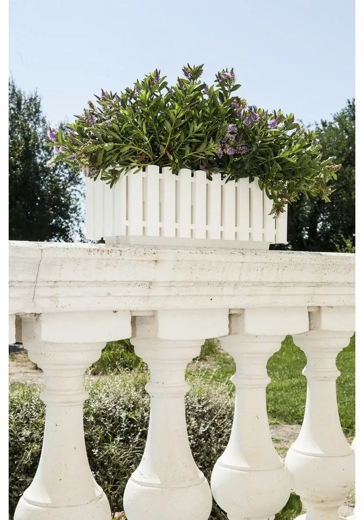 Gardenico Fency virágláda, fehér, 50 cm, 50 cm