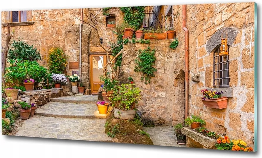 Fotó üveg kép Naplemente híd 125x50