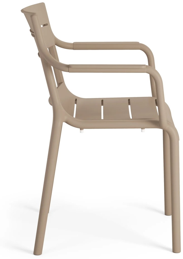 MAZZONI EXPORT LUSSO Beige - MODERN SZÉK KONYHÁBA KERTBE KÁVÉZÓBA (RAKÁSOLHATÓ)