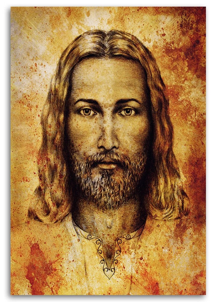Gario Vászonkép A torinói lepel, Jézus Krisztus arca Méret: 70 x 100 cm