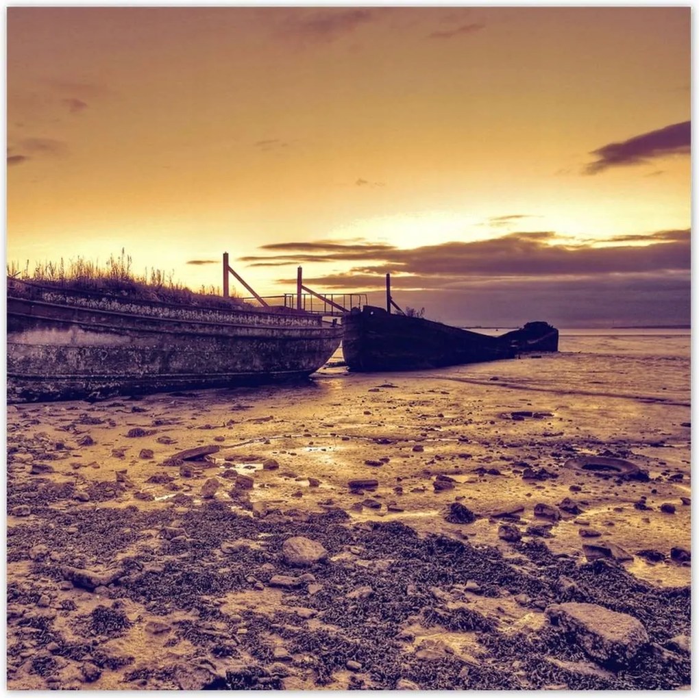 Poszterek 30x30 Régi halászcsónakok