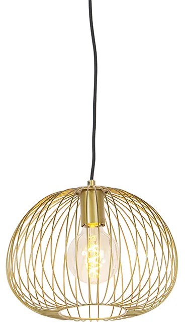 Design lógólámpa arany - Wire Dough