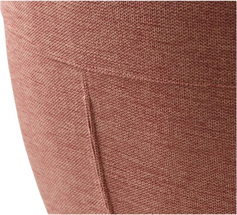 Rózsaszín kárpitozott karfás étkezőfotel Roxana – Unique Furniture