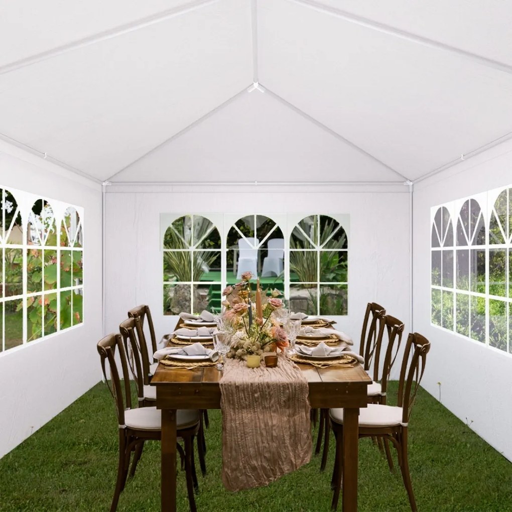 NEAPOL rendezvénysátor, 3x6m, fehér Jurhan