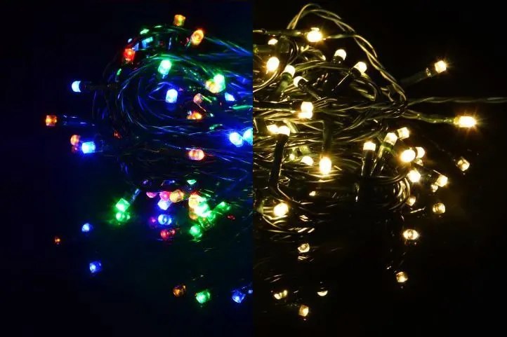 NEXOS Fényfüzér 40 LED Színes 3,9 m