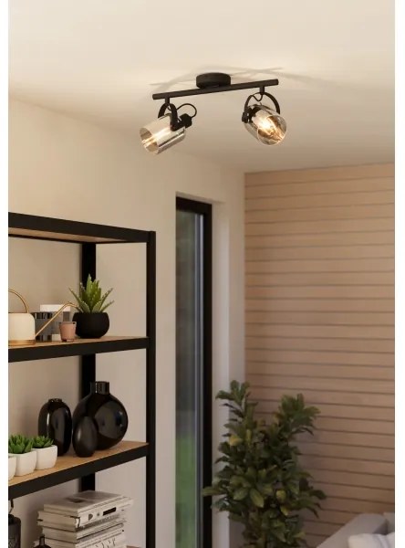 Eglo 99053 - Spotlámpa BERREGAS 2xE27/40W/230V