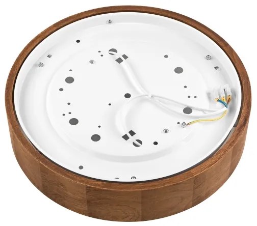 Brilagi - LED mennyezeti lámpa CARVALHO 2xE27/60W/230V tölgy-cseresznye, Ø37 cm