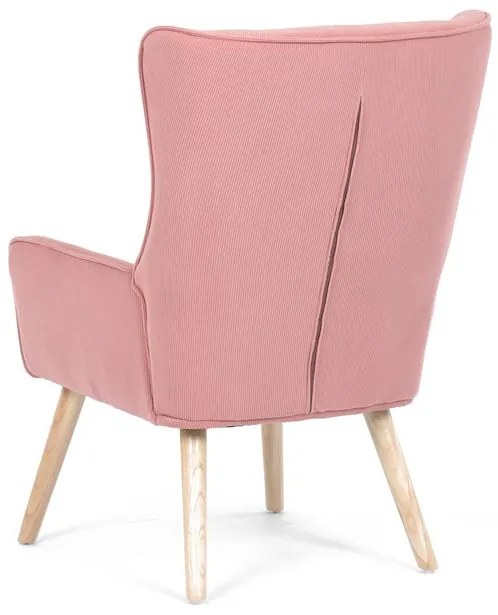 Rózsaszín Kordbársony U-Fotel. AK-314 PINK2