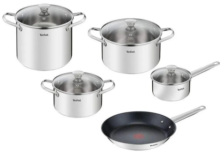Tefal COOK EAT 9 részes rozsdamentes edénykészlet