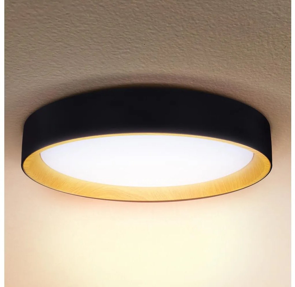 Brilagi Brilagi-LED Dimmelhető lámpa LARIOS LED/48W/230V 3000-6500K ø 39 cm fekete + távirányító BG1338